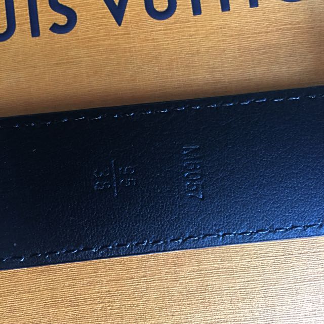 Louis+Vuitton+Ceinture+Neogram+30mm+LV+Logo+Belt+Calfleather+M6058V for  sale online