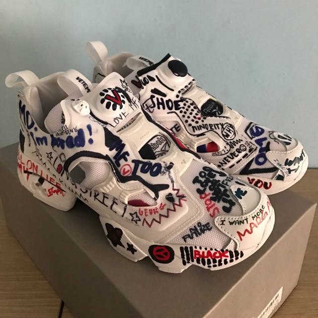 reebok pump x vetements