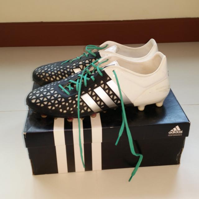 Adidas Ace 15.1 Black/White Us 12, Women'S Fashion, Footwear, Sneakers On  Carousell