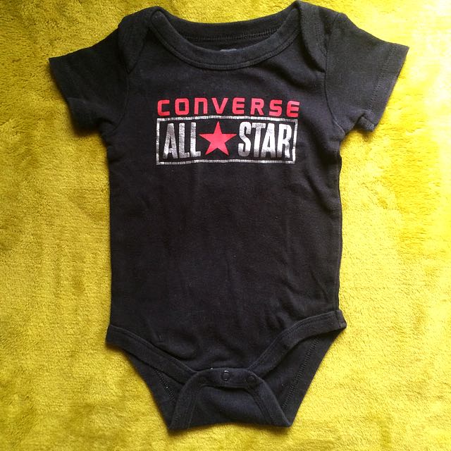 converse baby onesie