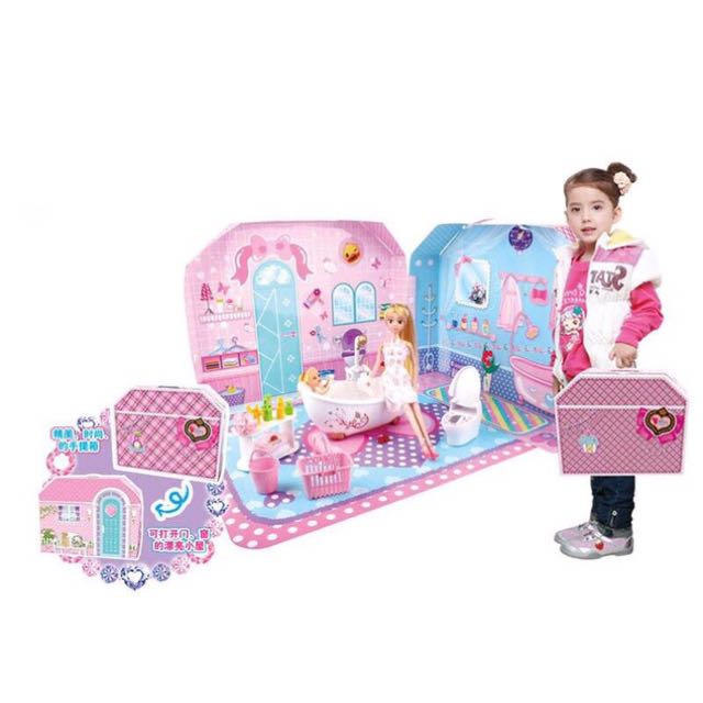 Barbie Doll Bathroom Set Babies Kids Toys Walkers On Carousell