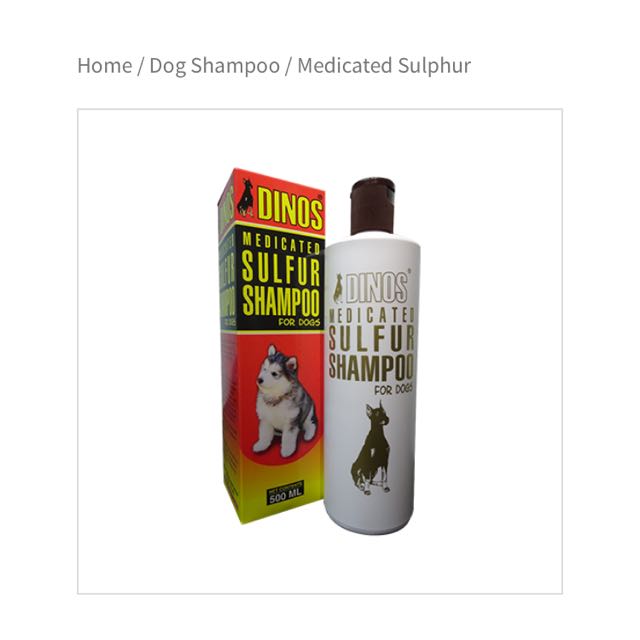 dog sulfur shampoo