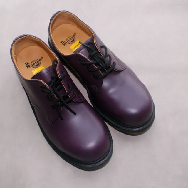 doc martens purple smooth