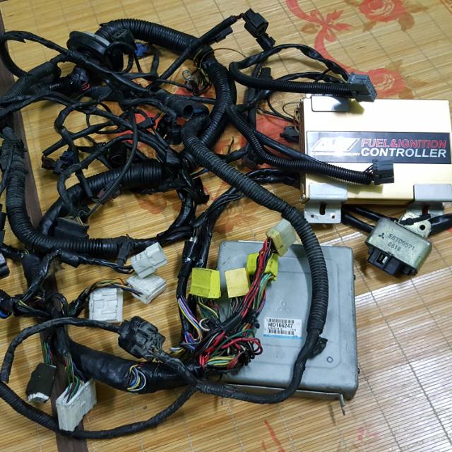 Ecu & Engine wiring 4G63 (VR-4 tuned by AMG), Auto Accessories on Carousell