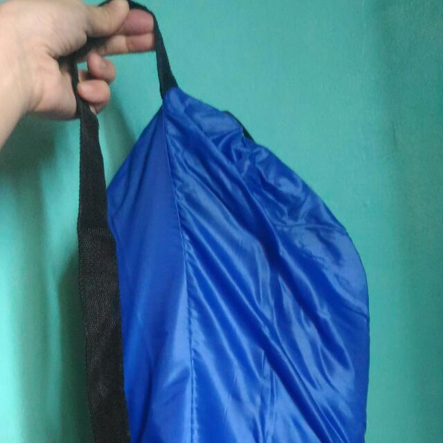 Fast Inflatable Banana Bed Royal Blue, Babies & Kids, Baby Nursery