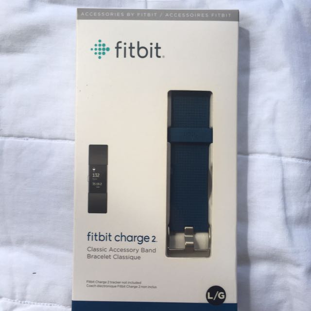 Fitbit Charge 2 Classic Accessory Band Size L Sports Equipment Sports Games On Carousell