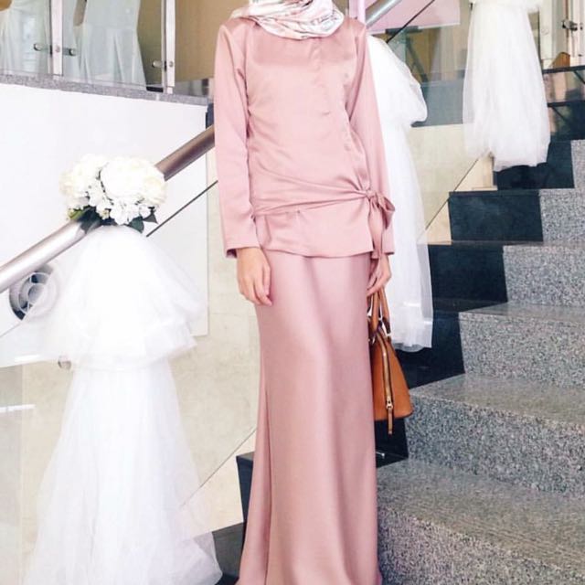 LenaLee Seri Kurung Rose  Gold  Fesyen Muslimah di Carousell