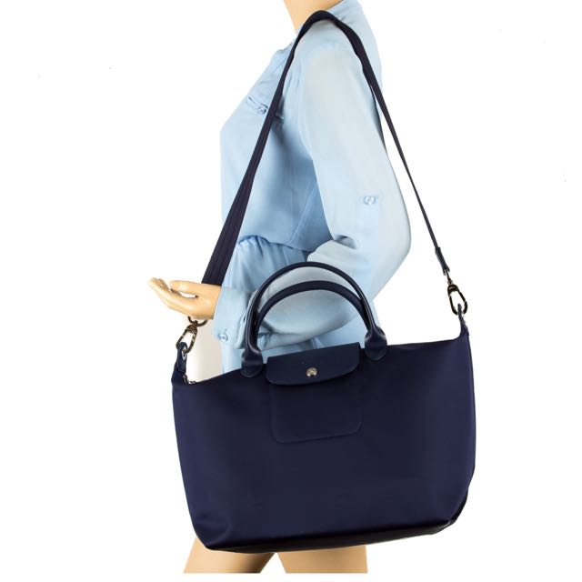 Medium Longchamp Le Pliage Neo Navy Women S Fashion Bags Medium Longchamp Le Pliage Neo Navy Women S Fashion Bags Wallets On Carou