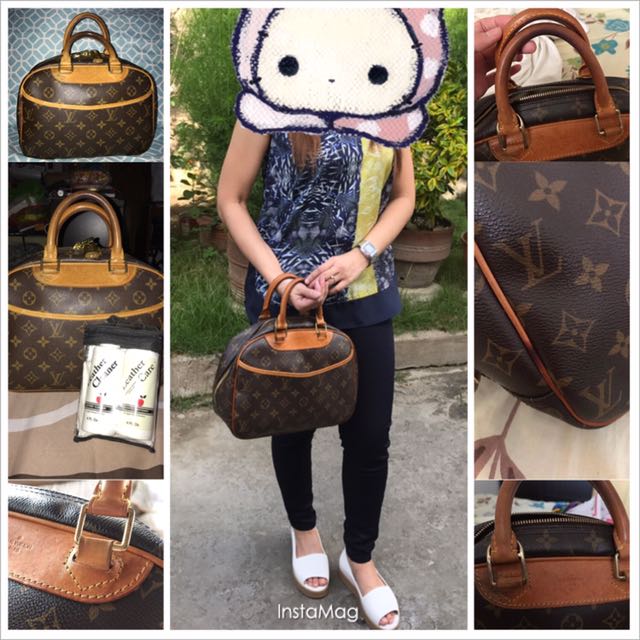 LOUIS VUITTON TROUVILLE PM//REVIEW// WHAT WILL FIT INSIDE😍😍 