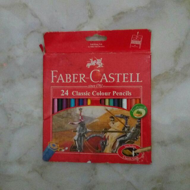 Pensil Warna Faber Castell Clasic Design Craft Craft Supplies Tools On Carousell