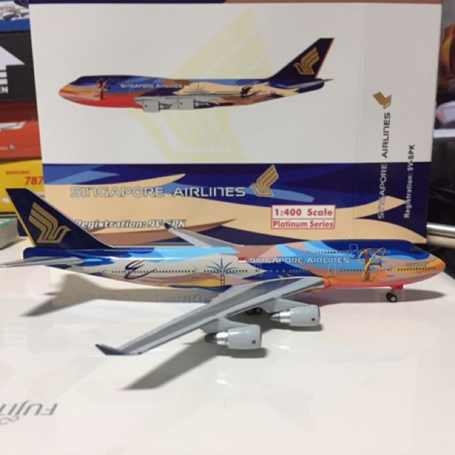 Phoenix 1:400 Singapore Airlines Boeing 747 9V-SPK, Hobbies & Toys ...