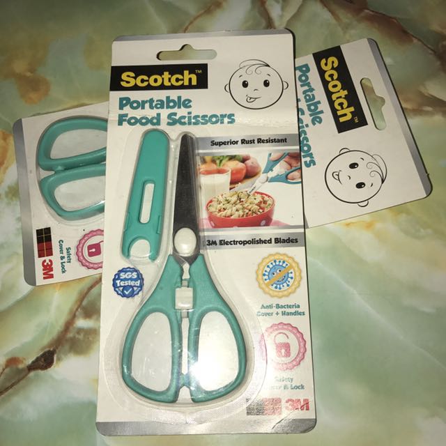 3M Scotch Portable Food Scissors, Babies & Kids, Babies & Kids Fashion on Carousell