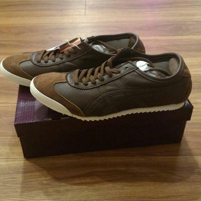 onitsuka tiger coklat