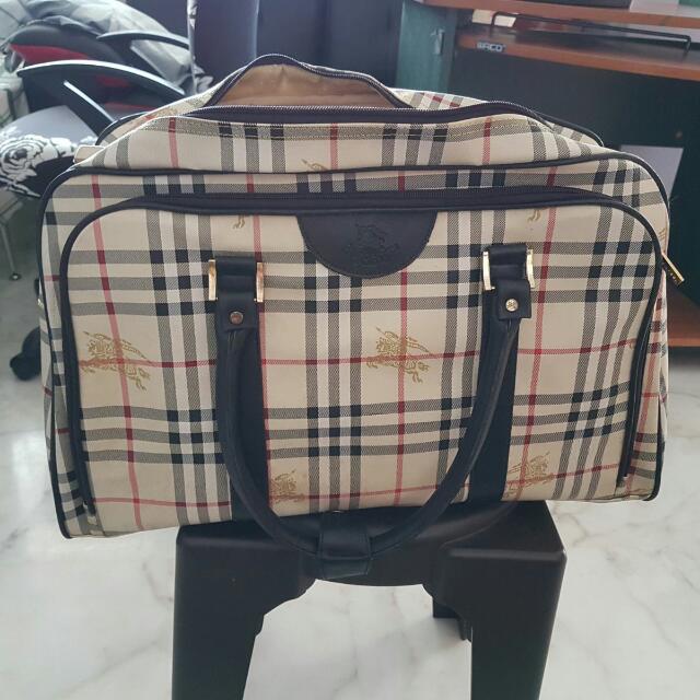 burberry travel bag