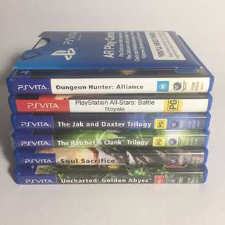 6 PS Vita Games