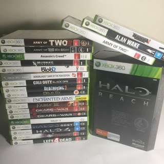2 Xbox 360s + 31 Games