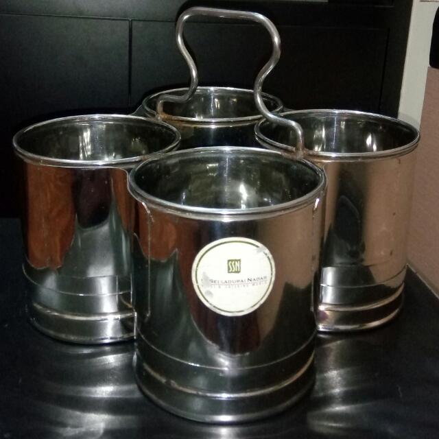 4 In 1 Stainless Steel Curry Container, TV & Home Appliances, Kitchen Appliances, Other Kitchen