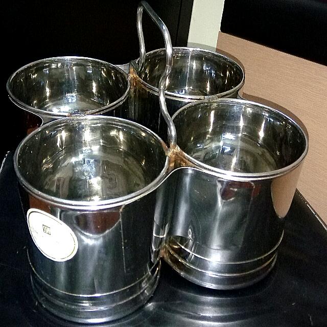 4 In 1 Stainless Steel Curry Container, TV & Home Appliances, Kitchen Appliances, Other Kitchen