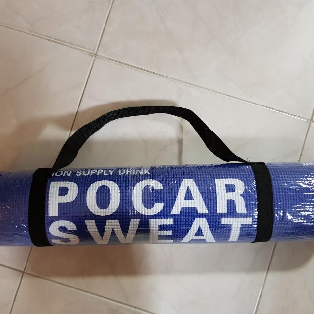 Bn Pocari Sweat Yoga Mat Sports Sports Games Equipment On