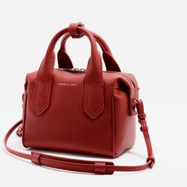 charles and keith soft bowling bag