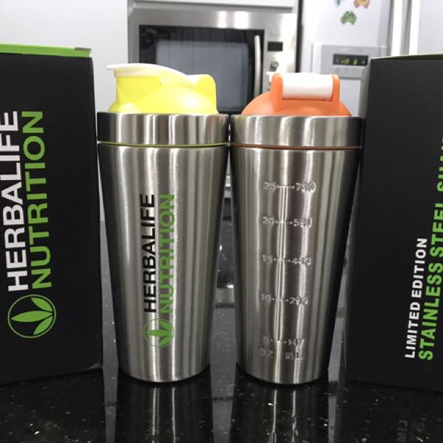 Herbalife Limited Edition Stainless Steel Shaker, Furniture & Home ...