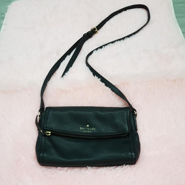 Kate Spade Leather Sling Bag, Luxury, Bags & Wallets on Carousell