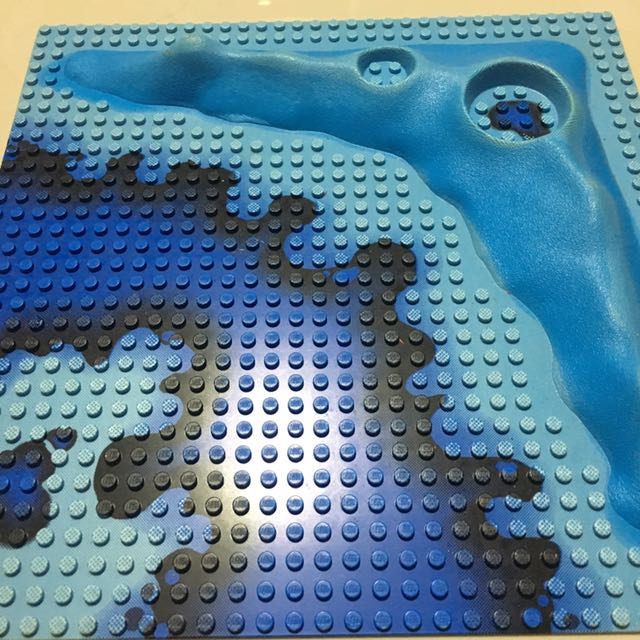 Lego Water Terrain Baseplate 32 by 32 studs