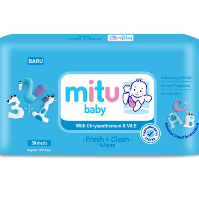 Mitu baby fresh and shop clean wipes