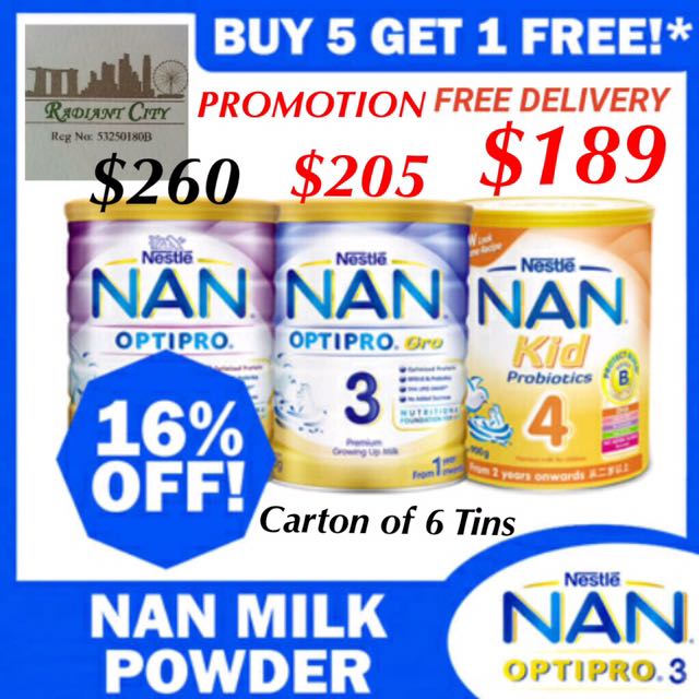 Nestle top nan promotion