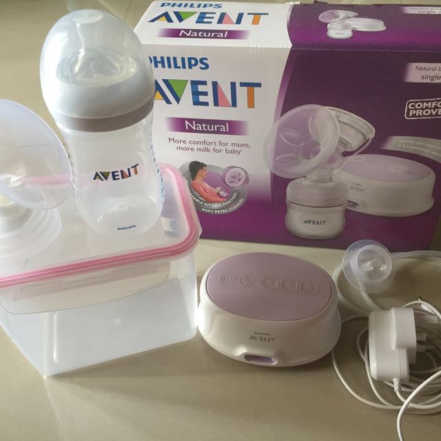 Philips Avent Natural Breast Pump Single Electric Bayi Anak Perawatan Makanan Anak Di Carousell