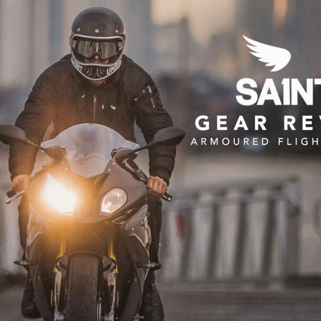 Saint Armored Flight Jacket Size L Motorcycles Motorcycle Apparel On Carousell