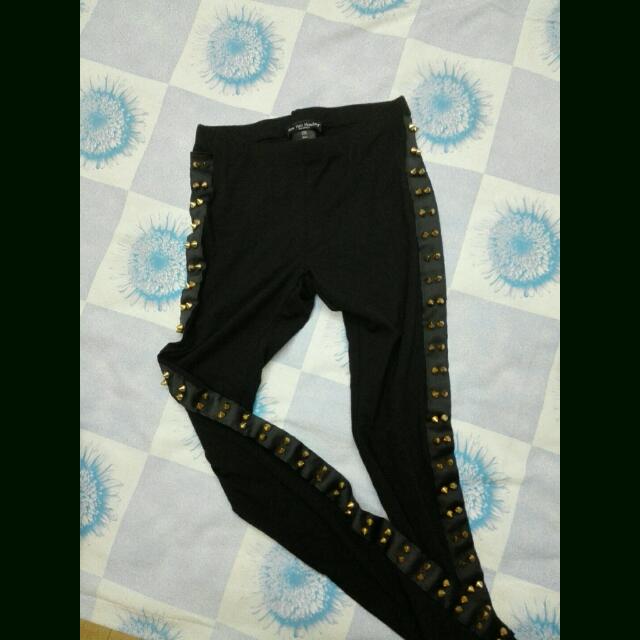 See You Monday Studded Legging Free Shipping Women S Fashion