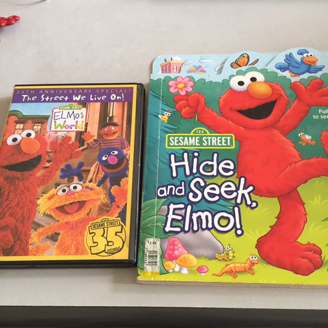 Sesame Street Bundle - Book And DVD -Elmo's World, Hobbies  Toys, Music   Media, Music Accessories on Carousell