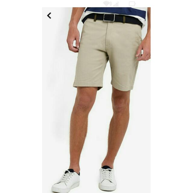 mens tapered chino shorts