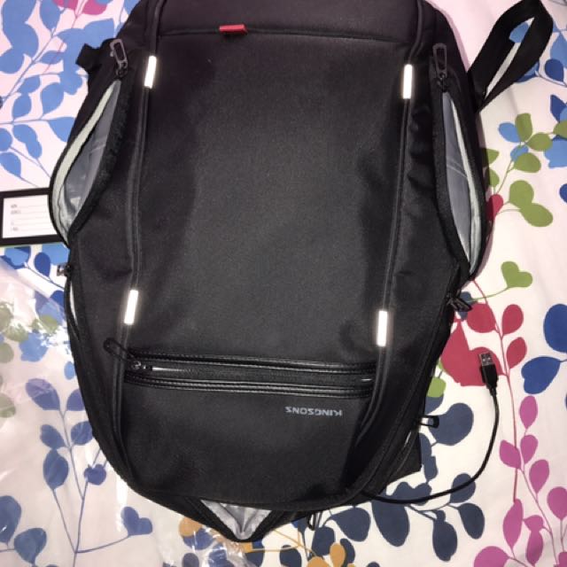 [9340] Kingsons City Elite Water Resistant Shock Absorber Laptop