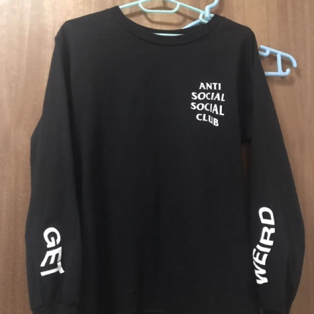 Assc Get Weird Ls (Size S), Men'S Fashion, Tops & Sets, Tshirts & Polo  Shirts On Carousell
