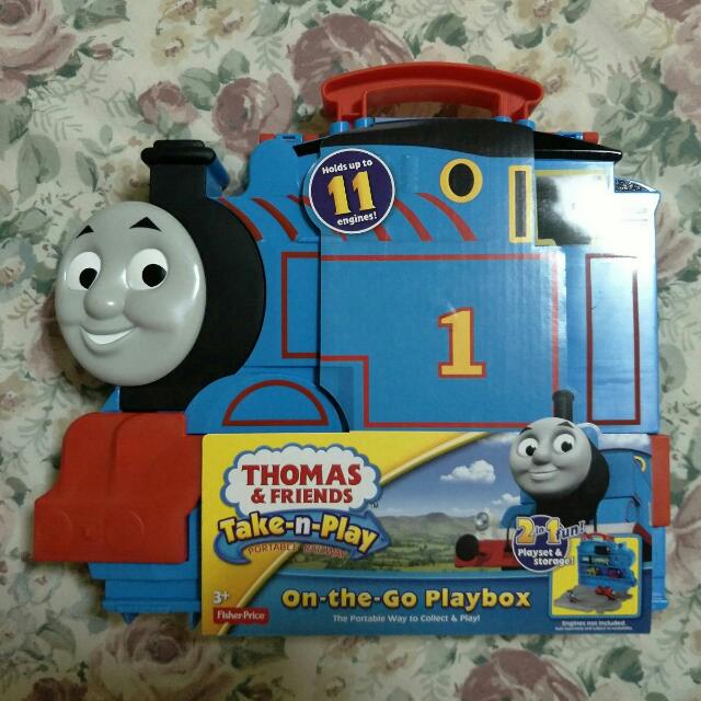 thomas & friends take n play train carry case travel on the go playbox
