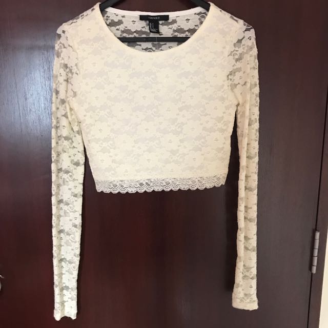 white long sleeve forever 21