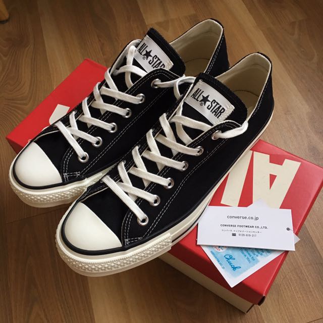 Converse All star Black Made In Japan, Men's Fashion, Footwear on Carousell