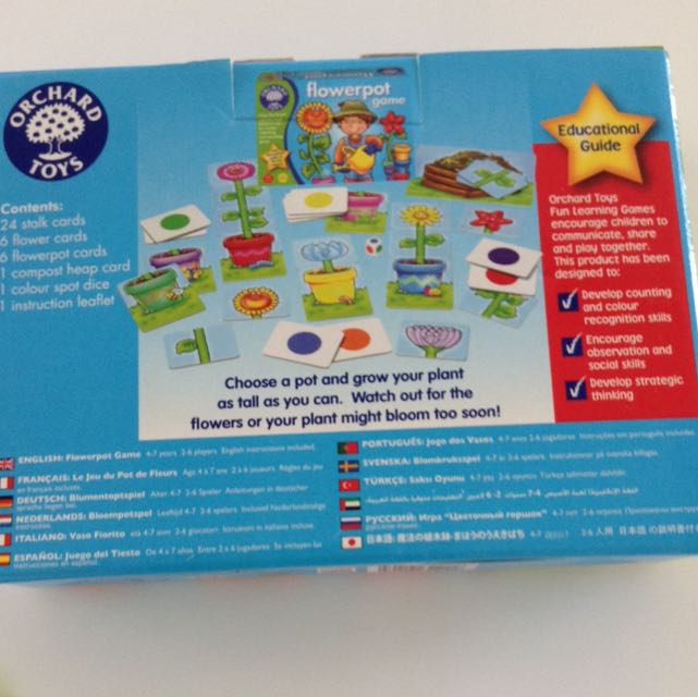 Flowerpot Game, Hobbies & Toys, Toys & Games on Carousell