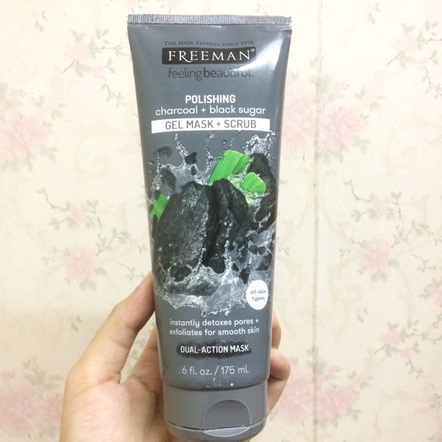 FREEMAN polishing Charcoal+Black Sugar (SCRUB), Beauty & Personal Care