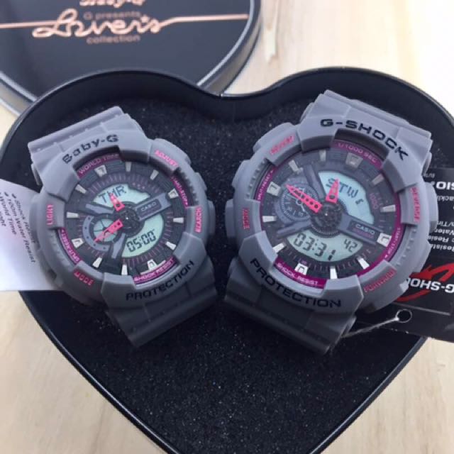 gambar jam g shock couple