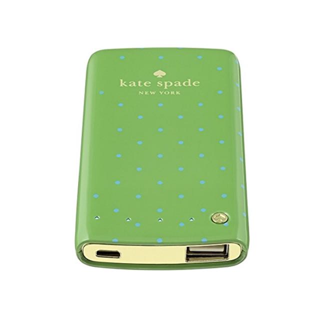 Kate Spade New york Portable Battery Charger [4000 mAh] USB Charging Power  Bank Backup Battery Pack In Green, Mobile Phones & Gadgets, Mobile & Gadget  Accessories, Batteries & Power Banks on Carousell