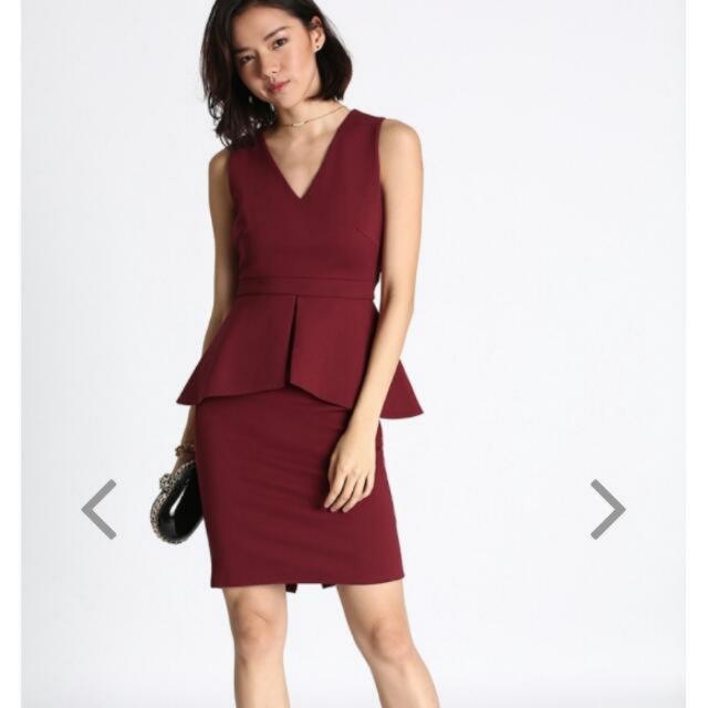 love bonito peplum dress