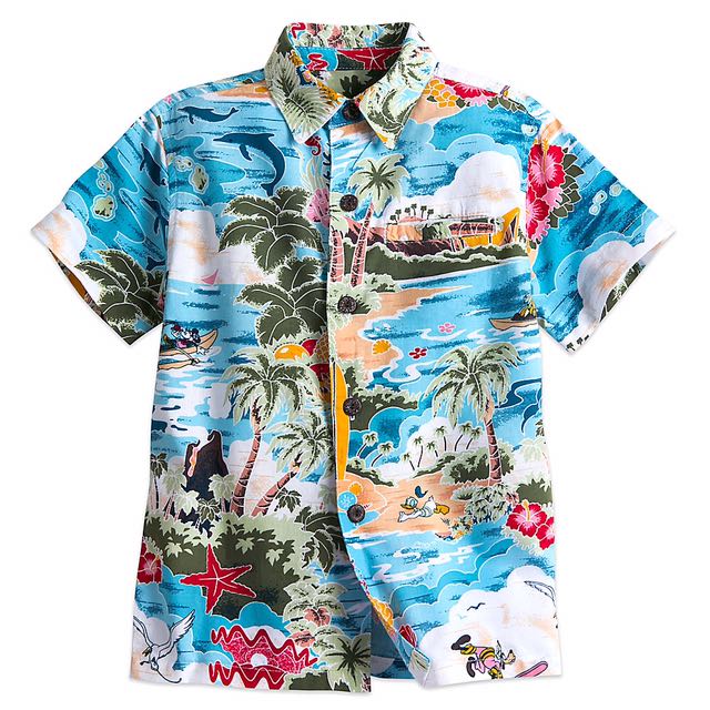 mickey mouse and friends hawaiian shirt