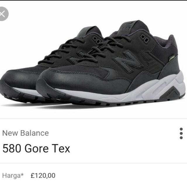 New Balance 580 Gore Tex Revlite Black 