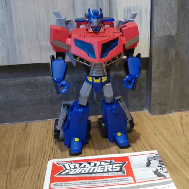 transformers animated voyager optimus prime