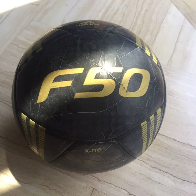 Adidas F50 X-ITE 5 Soccer Ball, Sports Equipment, & Games, Racket & Ball on Carousell