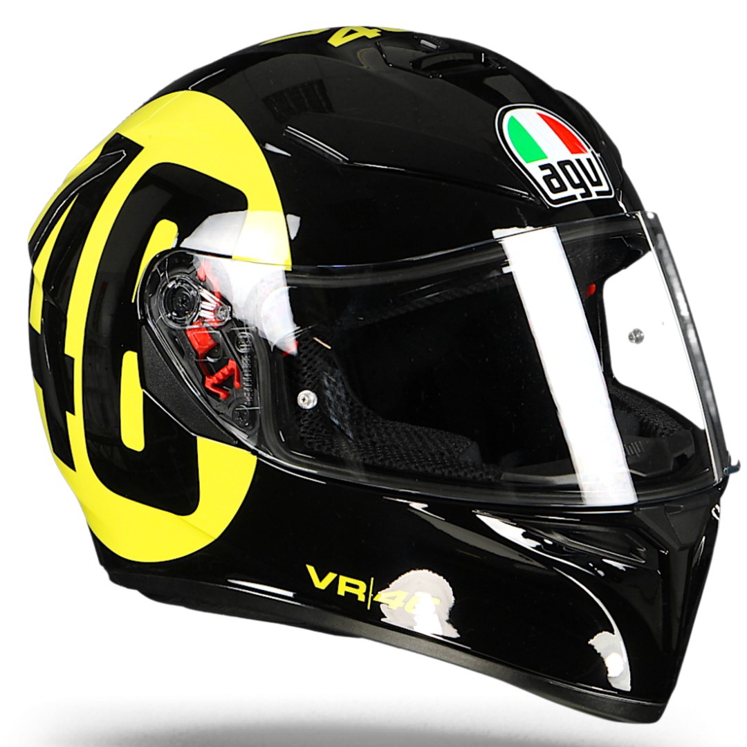 AGV SV Bollo Rossi 46, Motorcycles, Accessories on Carousell