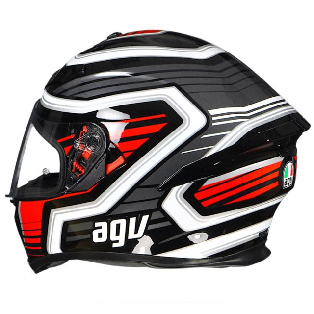 AGV K 5 S Firerace helmet Free Alpinestars Stream Bag
